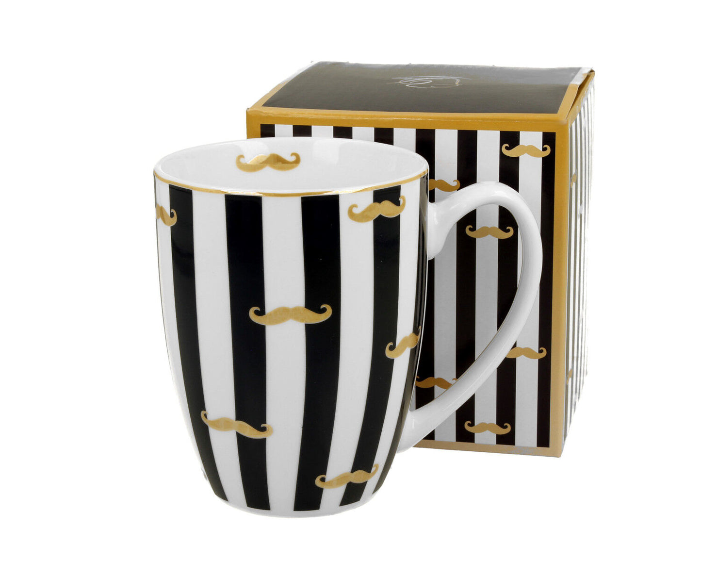 DUO Becher 360 ml Dark Blue MOUSTACHE - New Bone China Porzellan – Bild 2