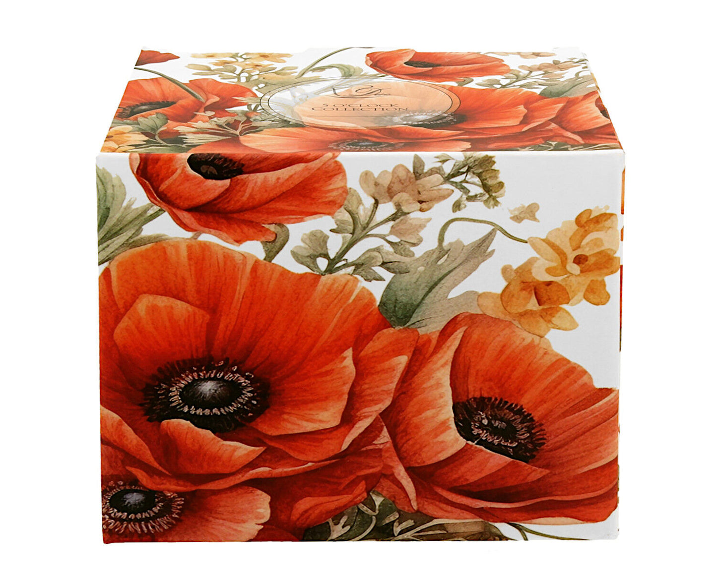 DUO FLOWER CLASSIC Fassbecher 430 ml POPPIES New Bone China Porzellan – Bild 3