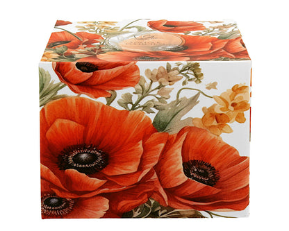 DUO FLOWER CLASSIC Fassbecher 430 ml POPPIES New Bone China Porzellan – Bild 3