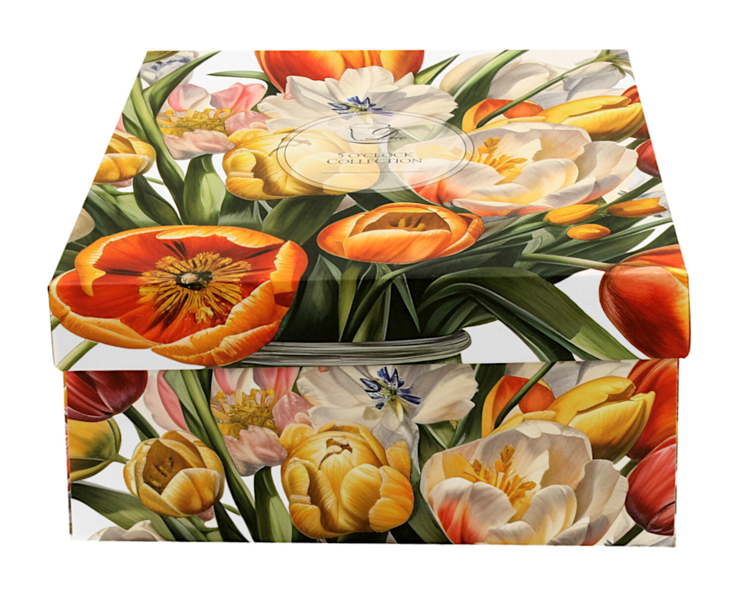 DUO Flowers Classic Tasse mit Untertasse 250 ml TULIPS New Bone China Porzellan – Bild 3