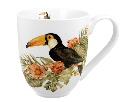 DUO World of Birds XXL Becher 1000 ml TOUCAN New Bone China Porzellan – Bild 3