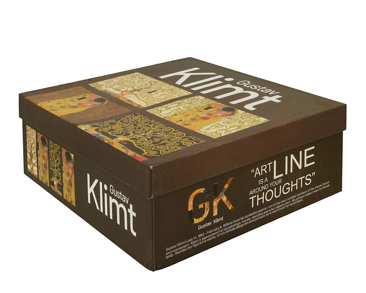 DUO ART GALLERY 4er-Set klassische Becher 360 ml inspired by Gustav Klimt New Bone China Porzellan – Bild 6
