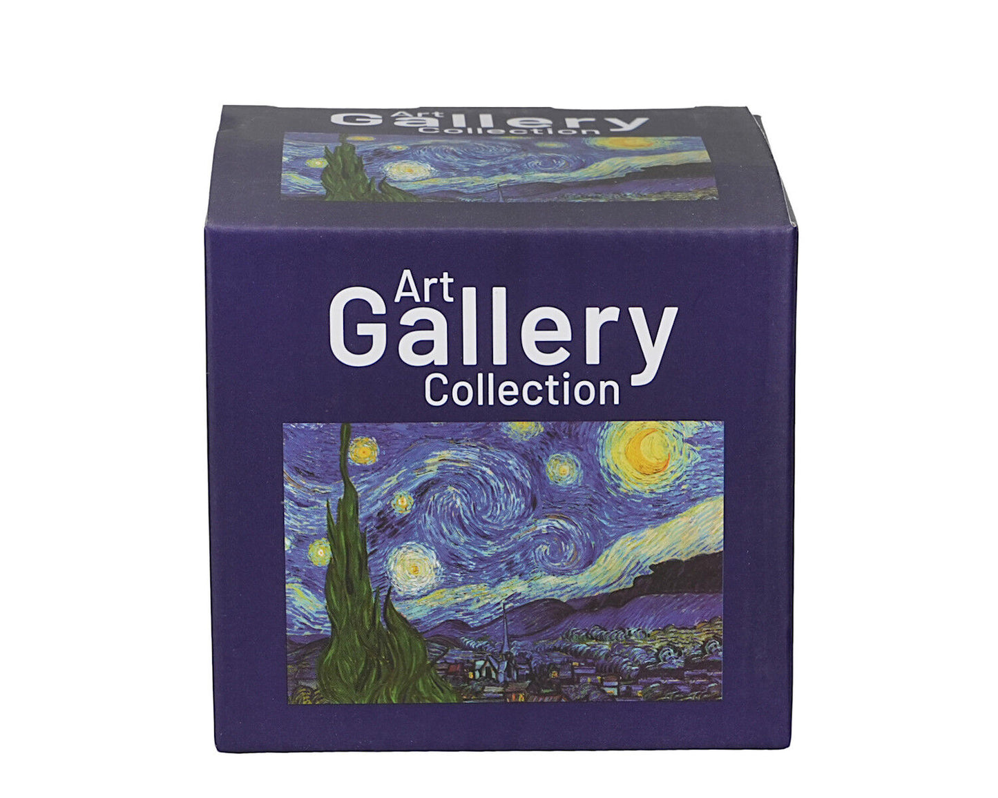 DUO ART GALLERY Fassbecher 430 ml mit Teesieb STARRY NIGHT inspired by Van Gogh, New Bone China Porzellan – Bild 4