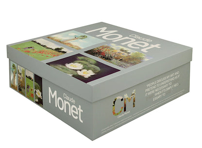 DUO ART GALLERY 4er-Set klassische Becher 360 ml inspired by Monet New Bone China Porzellan – Bild 4