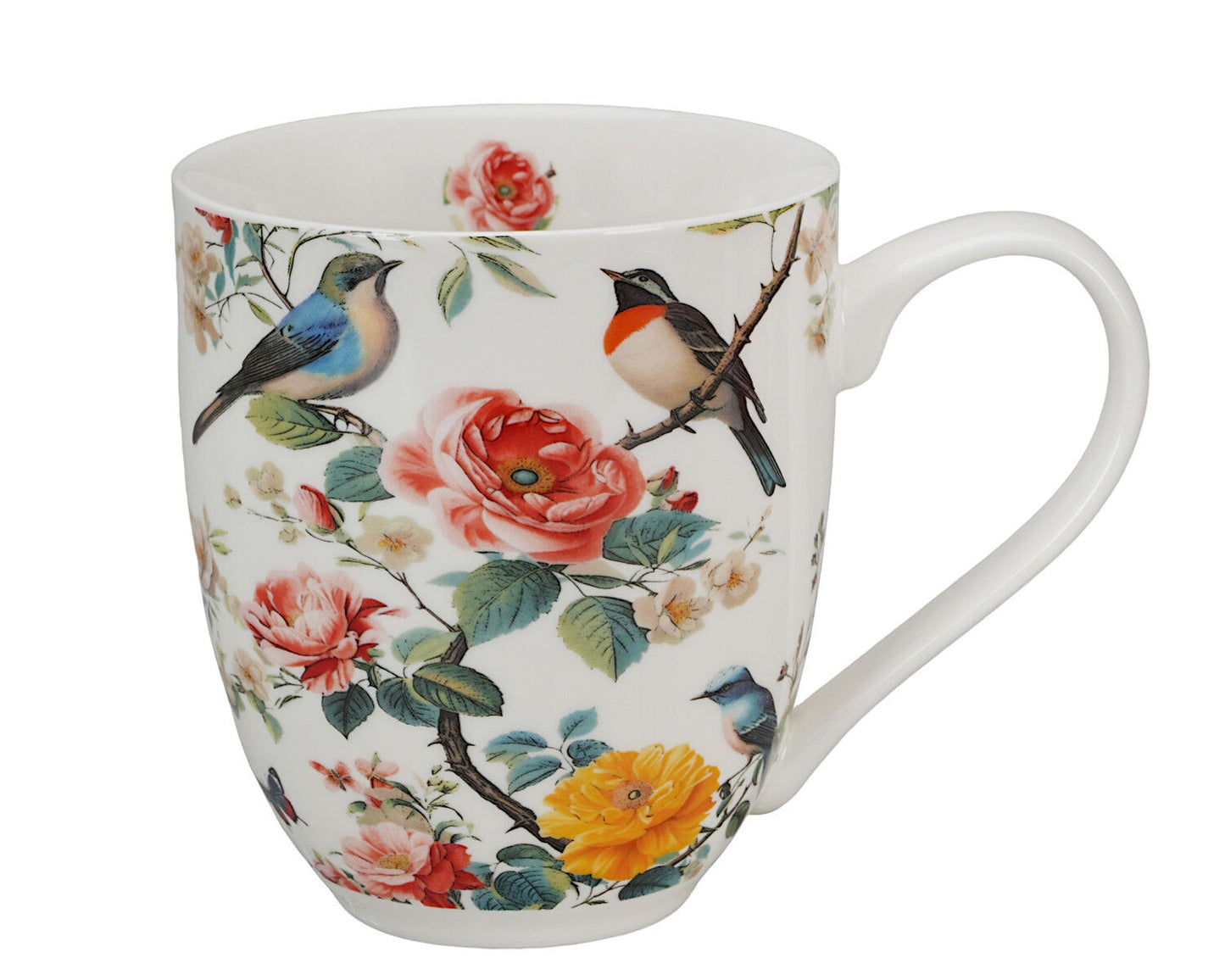 DUO Flowers Classic XXL Becher 1000 ml APRIL, New Bone China Porzellan