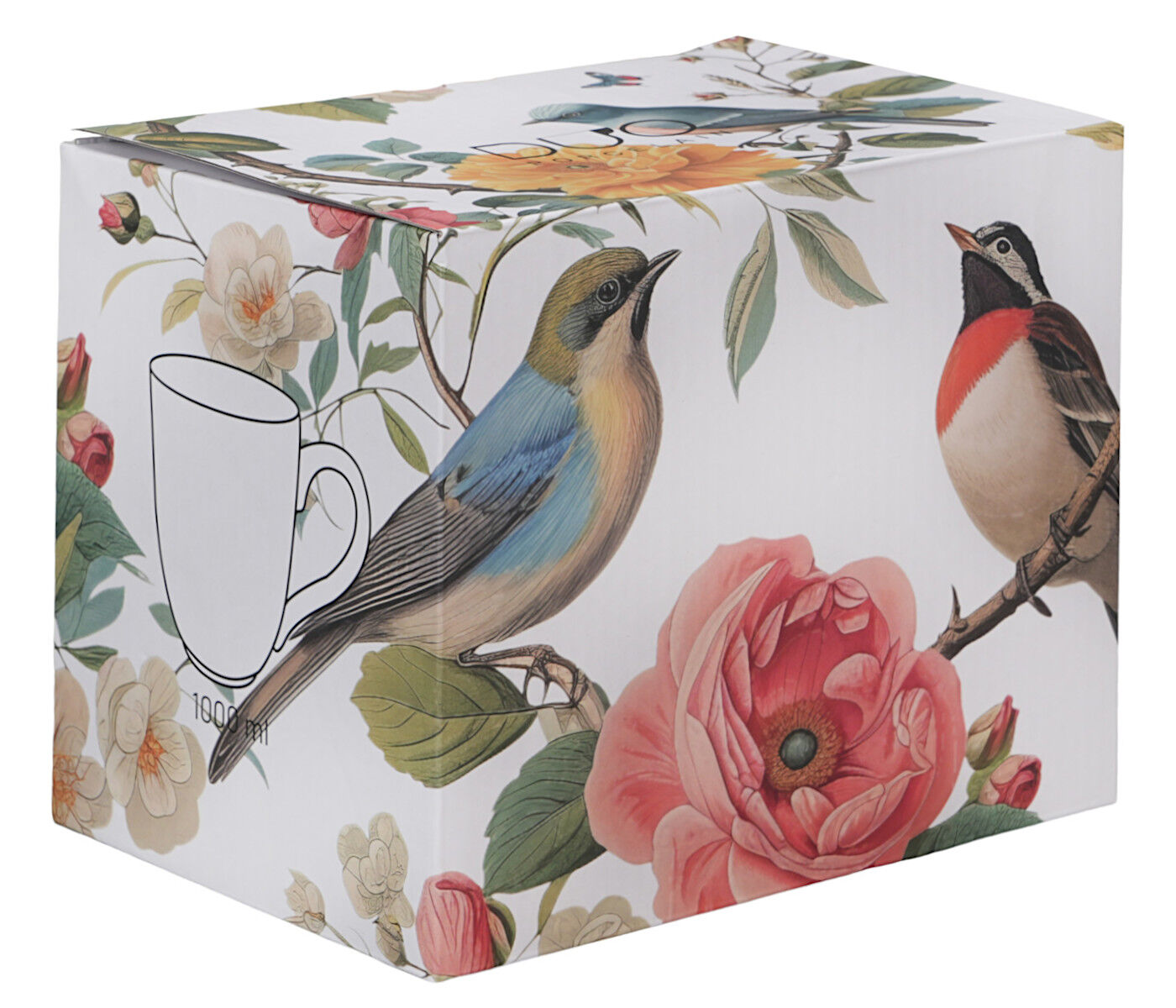 DUO Flowers Classic XXL Becher 1000 ml APRIL, New Bone China Porzellan – Bild 3