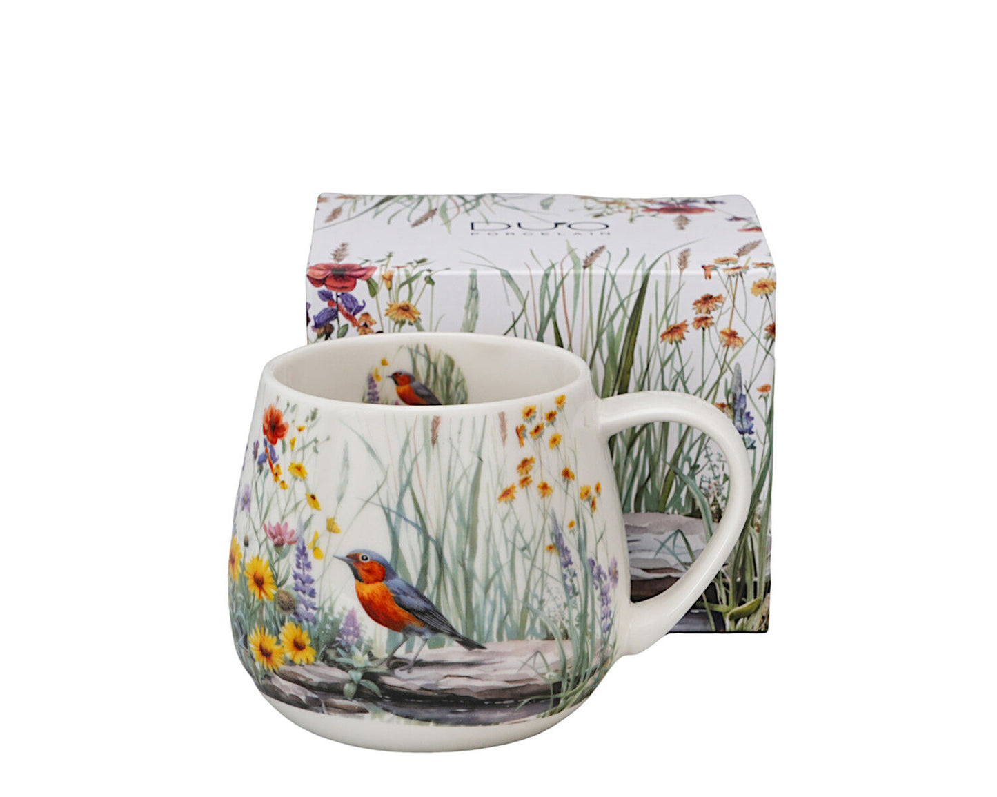 DUO Flowers Classic JULY Fassbecher 430 ml, New Bone China Porzellan – Bild 2