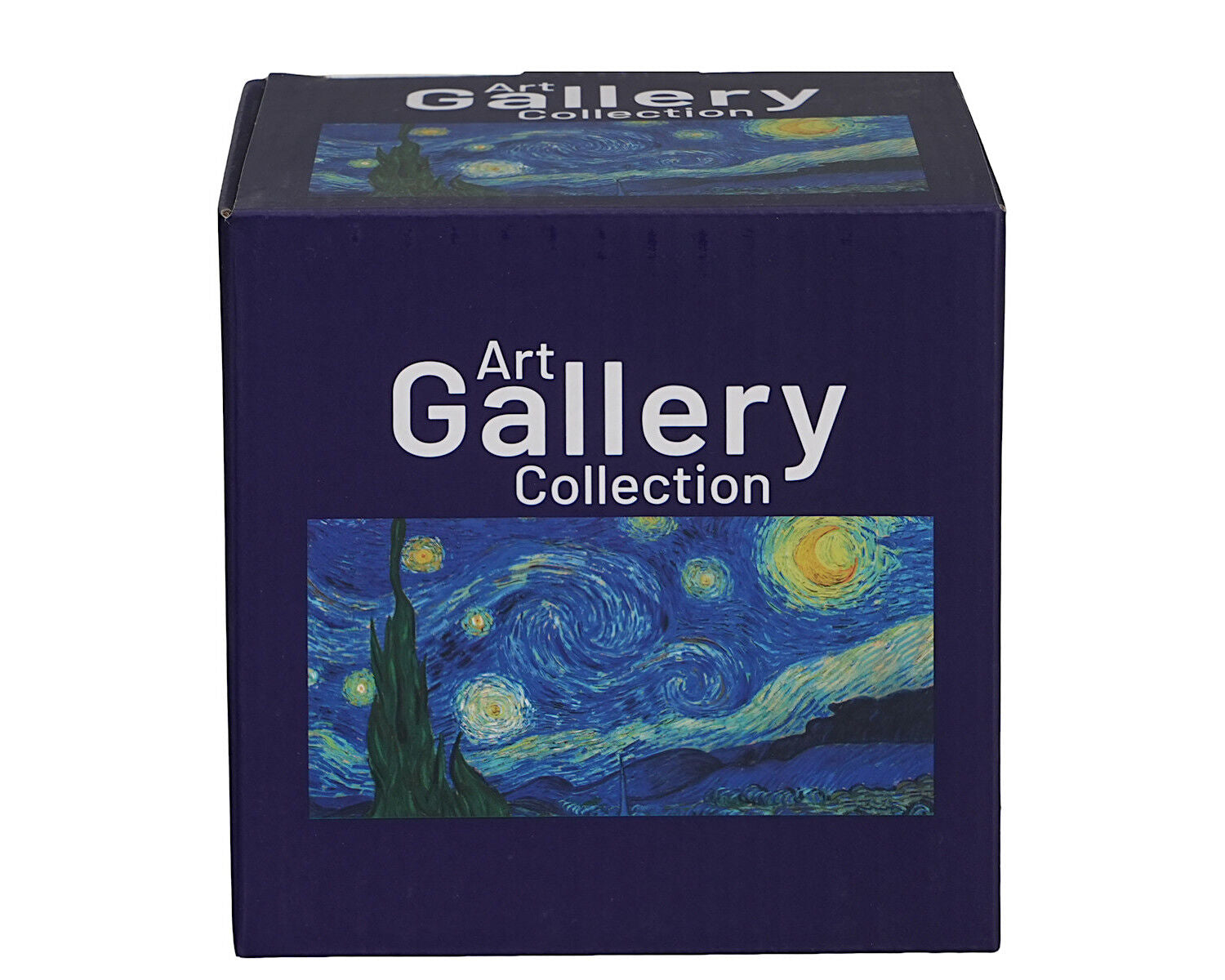 DUO ART GALLERY Becher 400 ml mit Teesieb STARRY NIGHT inspired by Van Gogh, New Bone China Porzellan – Bild 3