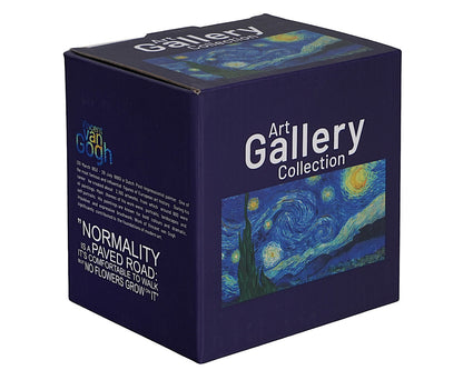 DUO ART GALLERY Becher 400 ml mit Teesieb STARRY NIGHT inspired by Van Gogh, New Bone China Porzellan – Bild 2