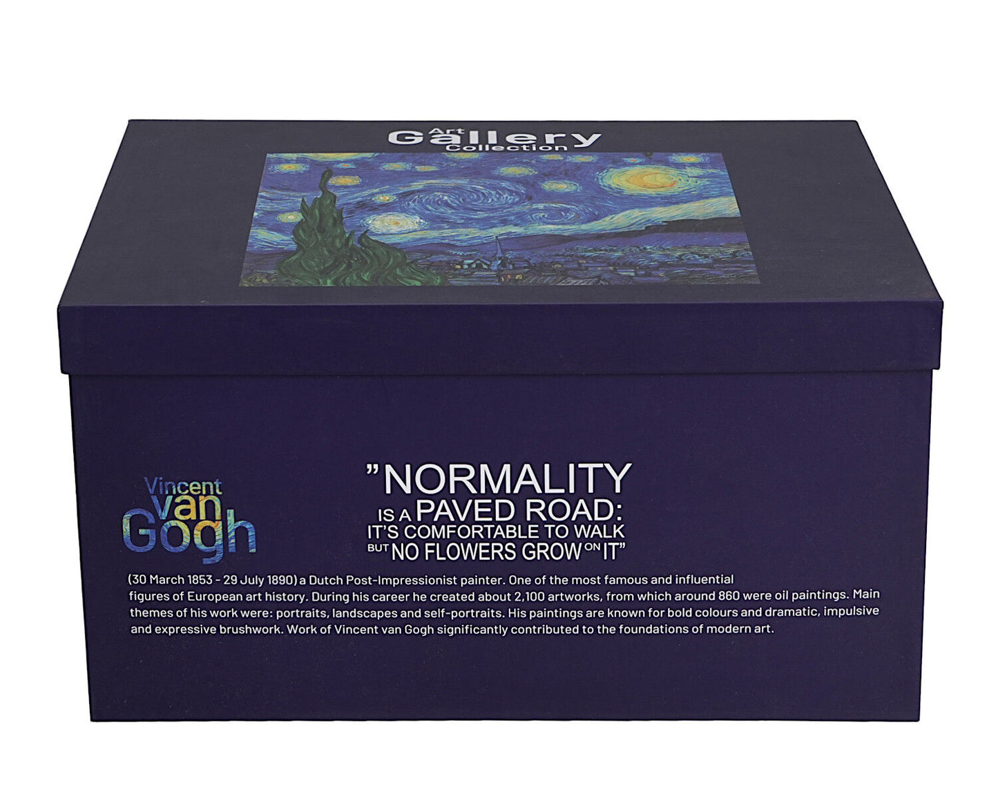 DUO ART GALLERY Teekanne mit 2 Tassen und Teesieb STARRY NIGHT inspired by Van Gogh, New Bone China Porzellan – Bild 3