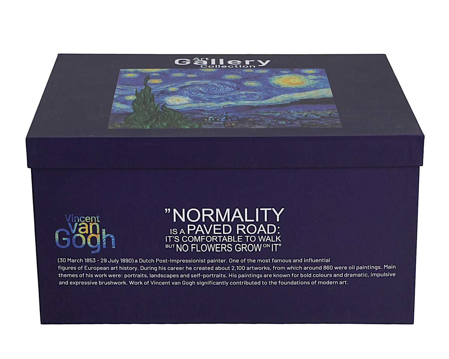 DUO ART GALLERY Teekanne mit 2 Tassen und Teesieb STARRY NIGHT inspired by Van Gogh, New Bone China Porzellan – Bild 3