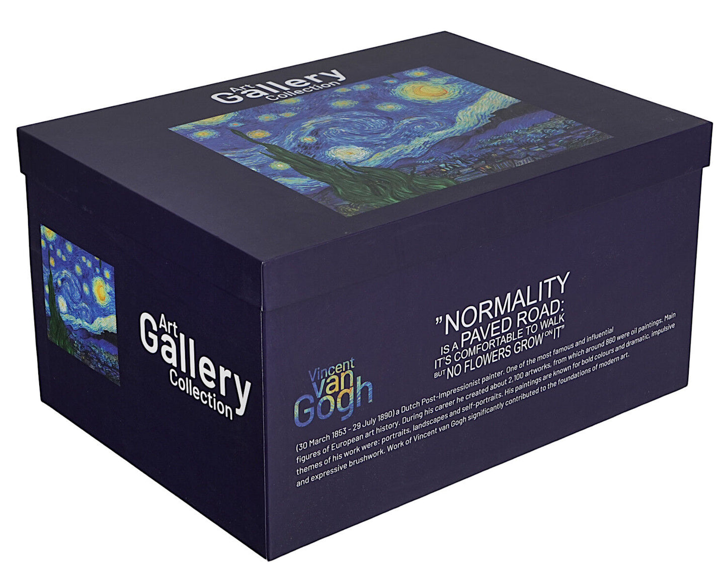 DUO ART GALLERY Teekanne mit 2 Tassen und Teesieb STARRY NIGHT inspired by Van Gogh, New Bone China Porzellan – Bild 4