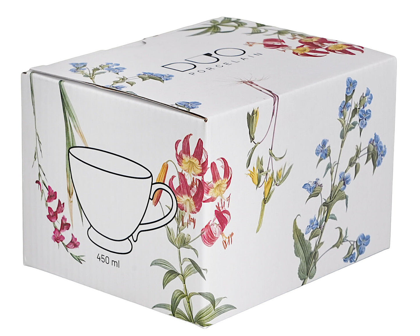 DUO Jumbobecher 450 ml COLORS OF NATURE, New Bone China Porzellan – Bild 4