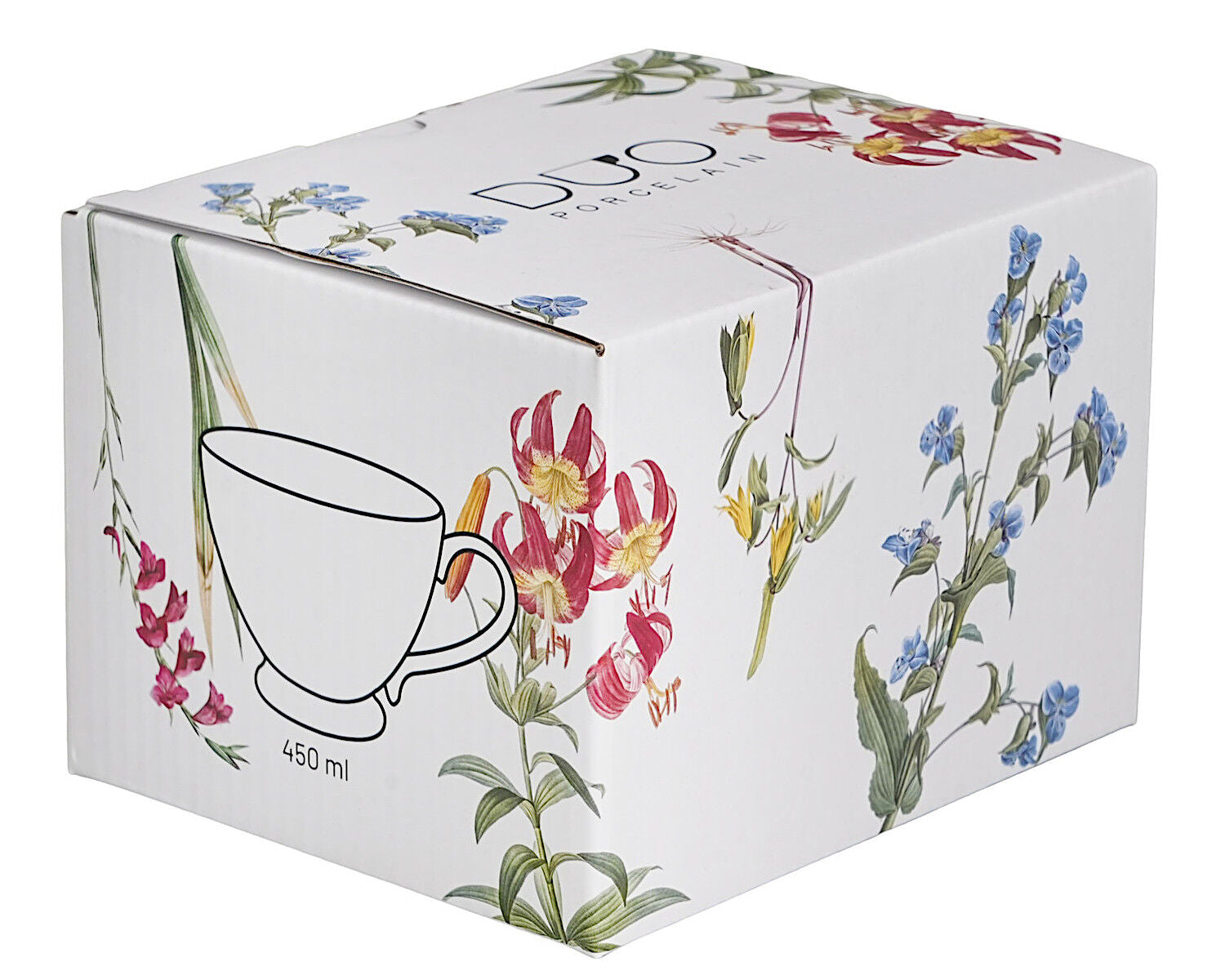 DUO Jumbobecher 450 ml COLORS OF NATURE, New Bone China Porzellan – Bild 4
