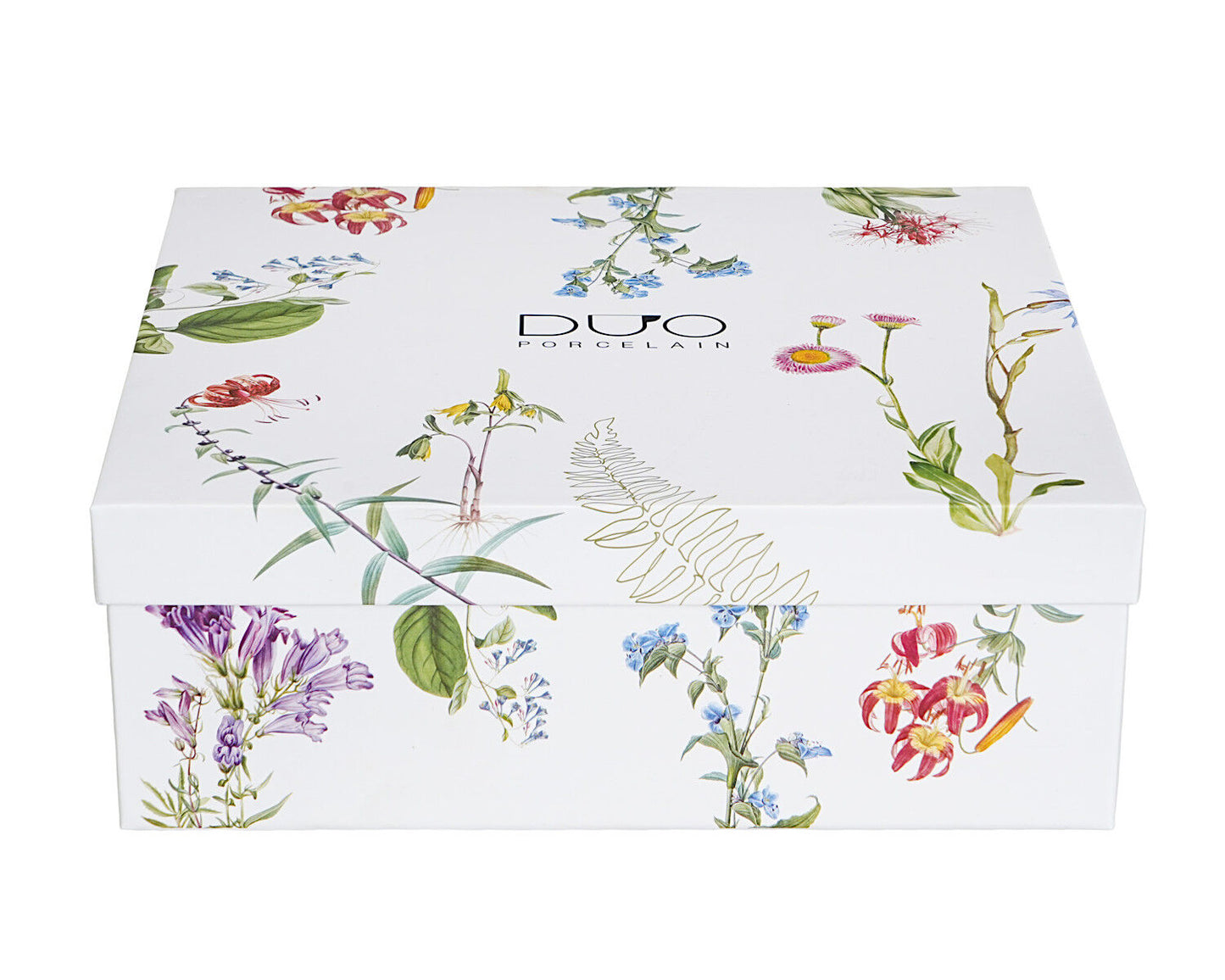 DUO Flower Classic Becher 360 ml COLORS OF NATURE 4er Set, New Bone China Porzellan – Bild 5