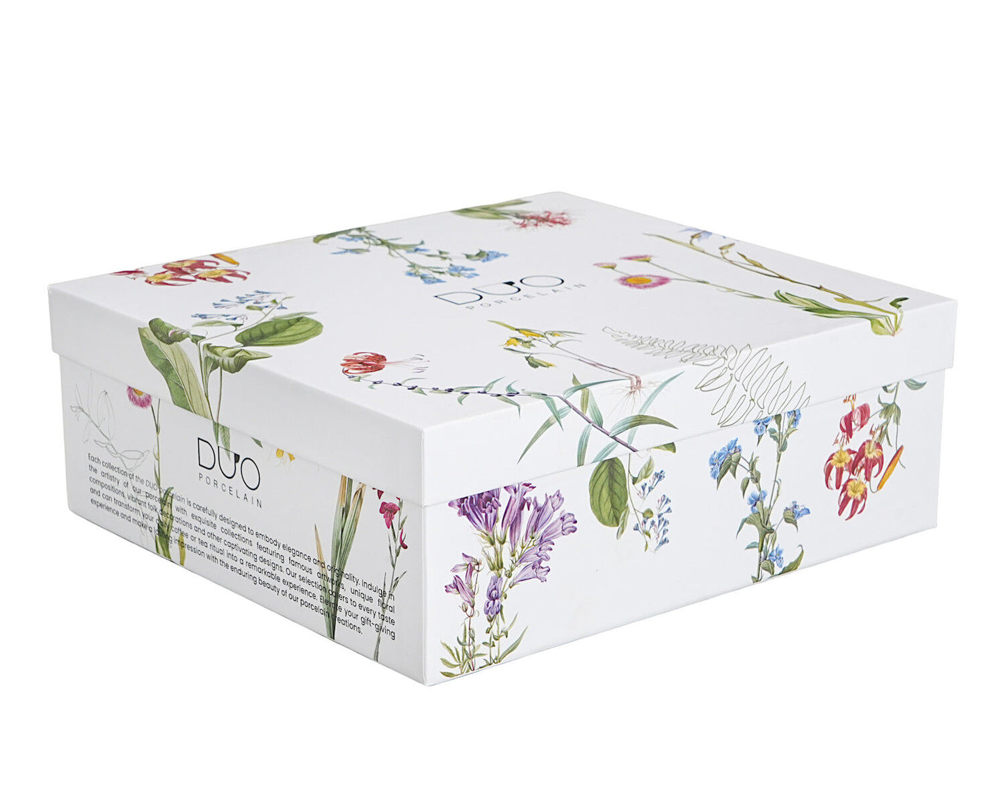 DUO Flower Classic Becher 360 ml COLORS OF NATURE 4er Set, New Bone China Porzellan – Bild 4