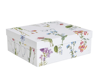 DUO Flower Classic Becher 360 ml COLORS OF NATURE 4er Set, New Bone China Porzellan – Bild 3