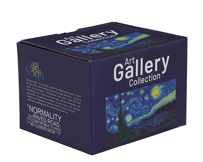 DUO ART GALLERY Jumbotasse 450 ml STARRY NIGHT inspired by Van Gogh, New Bone China Porzellan – Bild 2