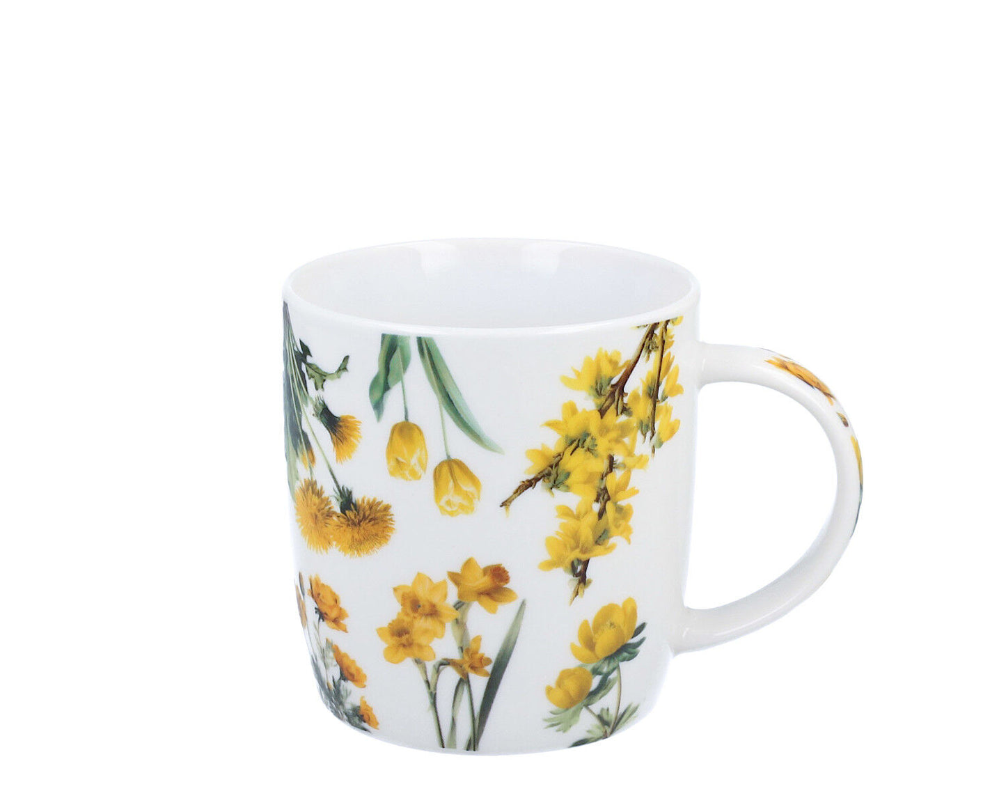 DUO Spring in bloom Becher 400 ml YELLOW FLOWERS in dekorativer Box, New Bone China Porzellan – Bild 2