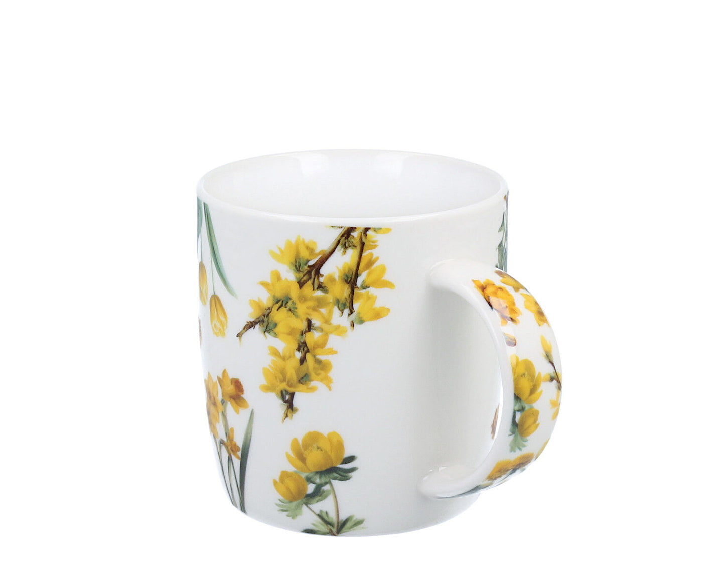 DUO Spring in bloom Becher 400 ml YELLOW FLOWERS in dekorativer Box, New Bone China Porzellan – Bild 3