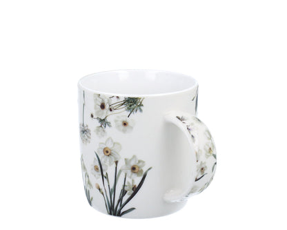 DUO Spring in bloom Becher 400 ml WHITE FLOWERS in dekorativer Box, New Bone China Porzellan – Bild 5