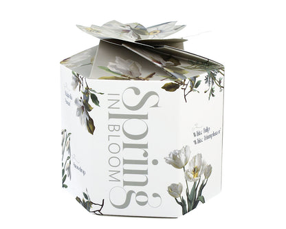 DUO Spring in bloom Becher 400 ml WHITE FLOWERS in dekorativer Box, New Bone China Porzellan – Bild 3