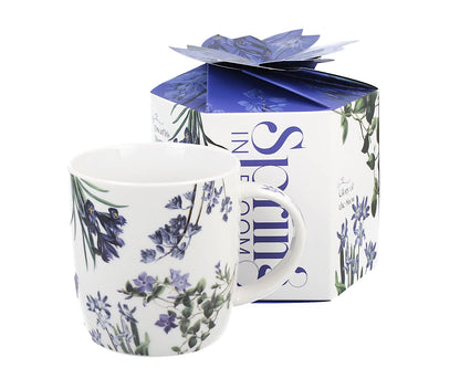 DUO Spring in bloom Becher 400 ml BLUE FLOWERS in dekorativer Box, New Bone China Porzellan – Bild 6