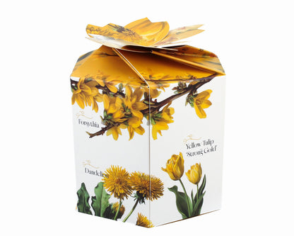 DUO Spring in bloom Becher 400 ml YELLOW FLOWERS mit Teesieb und Deckel, New Bone China Porzellan – Bild 10