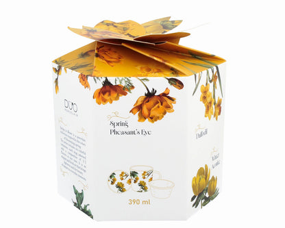 DUO Spring in bloom Becher 400 ml YELLOW FLOWERS mit Teesieb und Deckel, New Bone China Porzellan – Bild 9