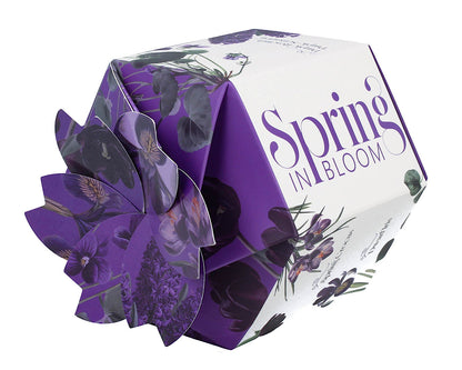 DUO Spring in bloom Becher 400 ml PURPLE FLOWERS mit Teesieb und Deckel, New Bone China Porzellan – Bild 5
