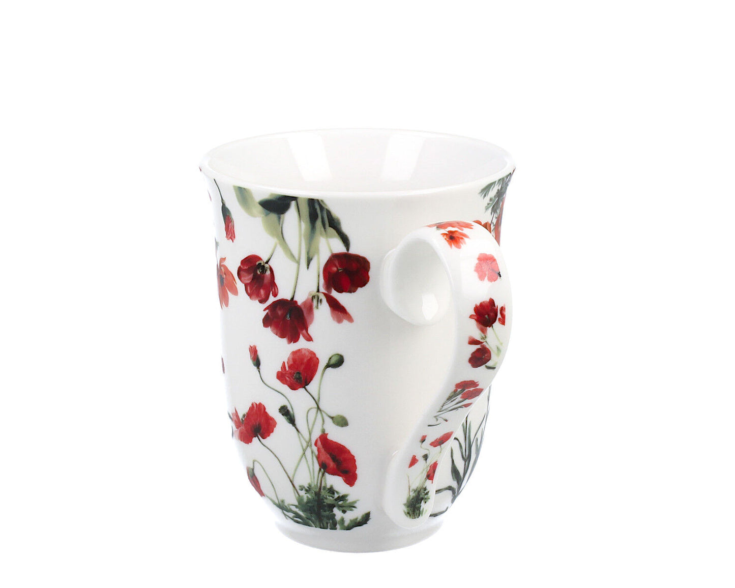 DUO Spring in bloom Becher 460 ml RED FLOWERS in dekorativer Box, New Bone China Porzellan – Bild 2
