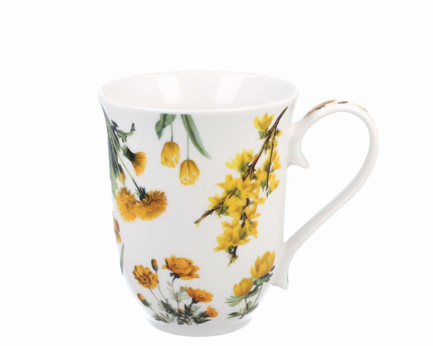 DUO Spring in bloom Becher 460 ml YELLOW FLOWERS in dekorativer Box, New Bone China Porzellan – Bild 2