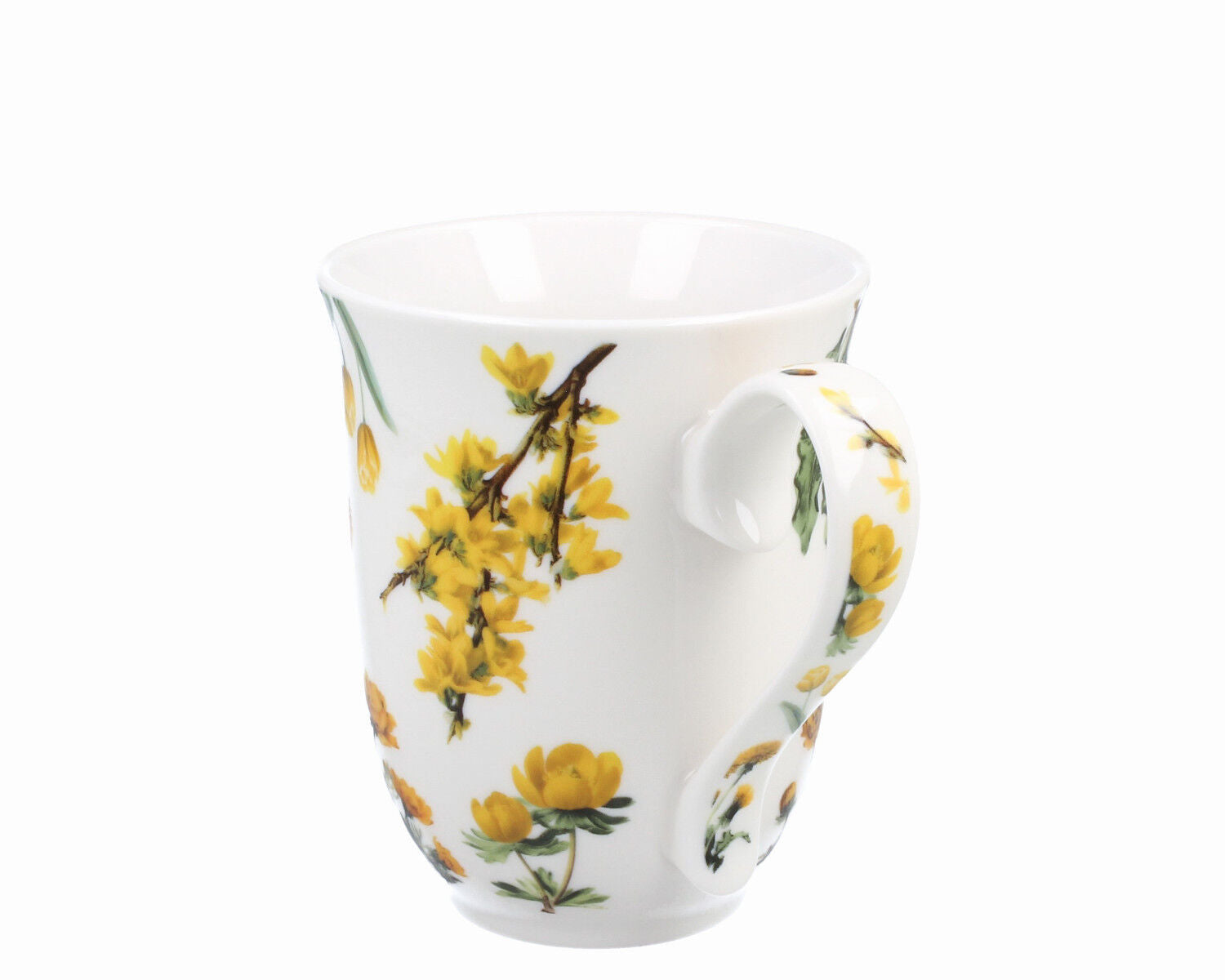 DUO Spring in bloom Becher 460 ml YELLOW FLOWERS in dekorativer Box, New Bone China Porzellan – Bild 3