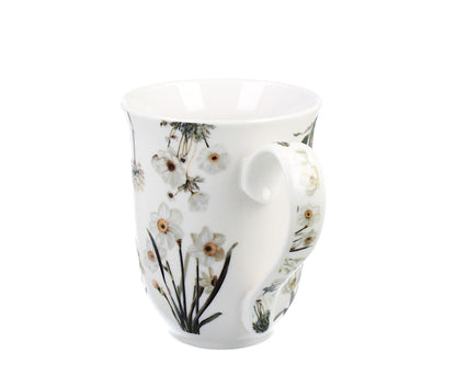 DUO Spring in bloom Becher 460 ml WHITE FLOWERS in dekorativer Box, New Bone China Porzellan – Bild 6