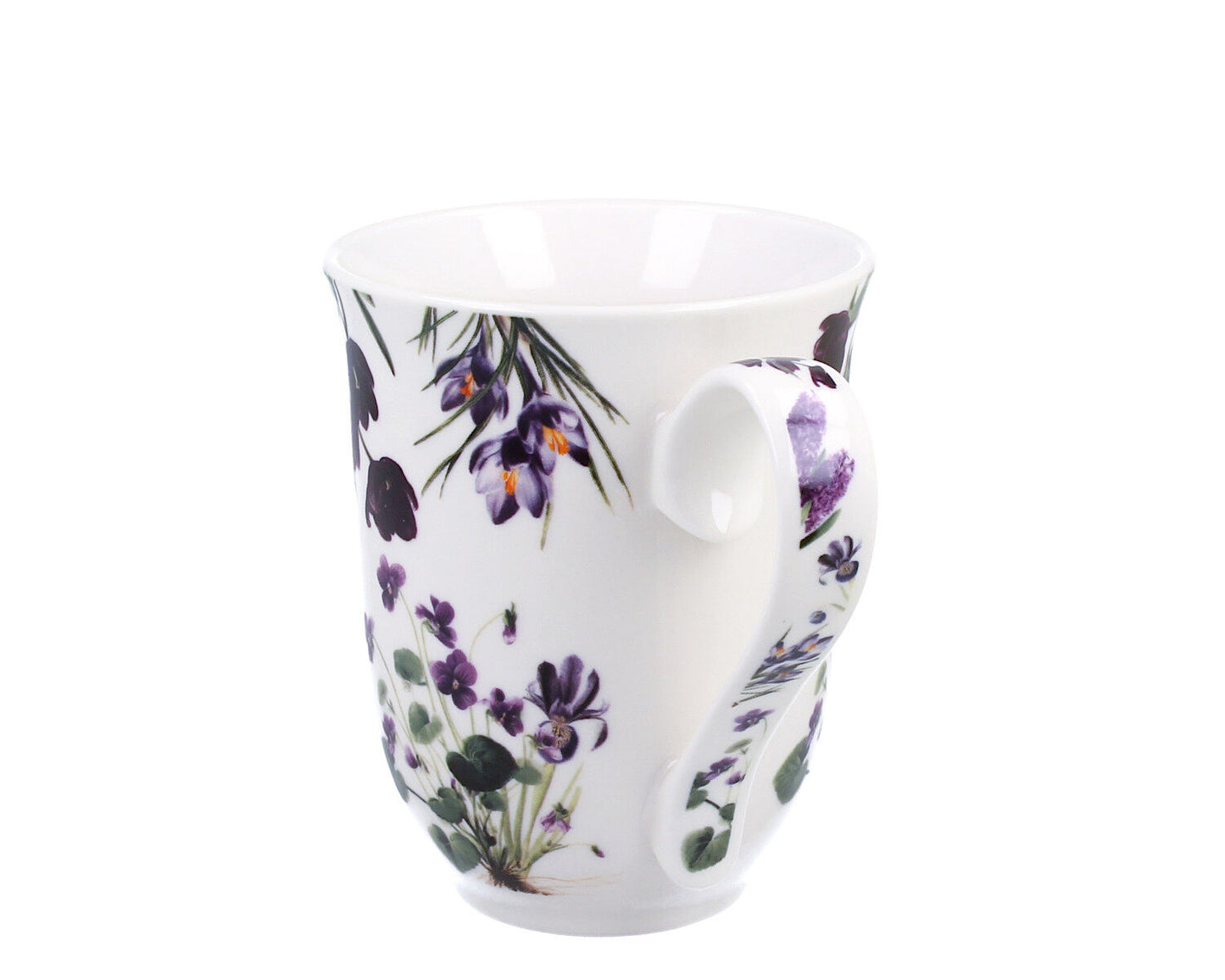 DUO Spring in bloom Becher 460 ml PURPLE FLOWERS in dekorativer Box, New Bone China Porzellan – Bild 7