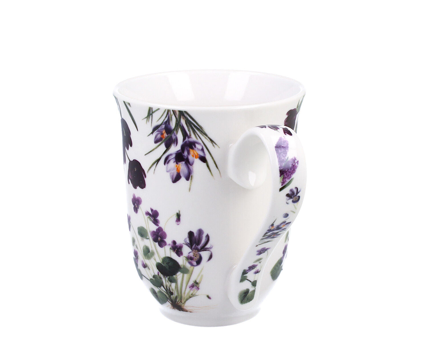 DUO Spring in bloom Becher 460 ml PURPLE FLOWERS in dekorativer Box, New Bone China Porzellan – Bild 7