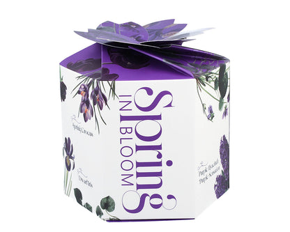 DUO Spring in bloom Becher 460 ml PURPLE FLOWERS in dekorativer Box, New Bone China Porzellan – Bild 4