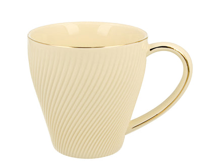 10er SET DUO ECRU Becher 430 ml ICE CREAM New Bone China Porzellan – Bild 2