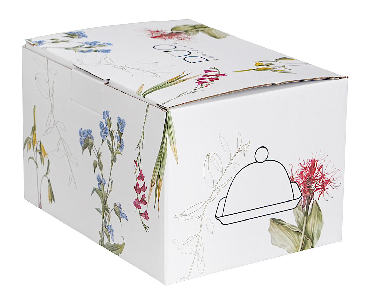 DUO COLORS OF NATURE Butterdose für bis zu ca. 250 g Butter, New Bone China Porzellan – Bild 5