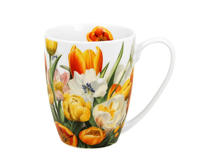 DUO Flowers Classic Becher 360 ml TULIPS in Tragetasche New Bone China Porzellan