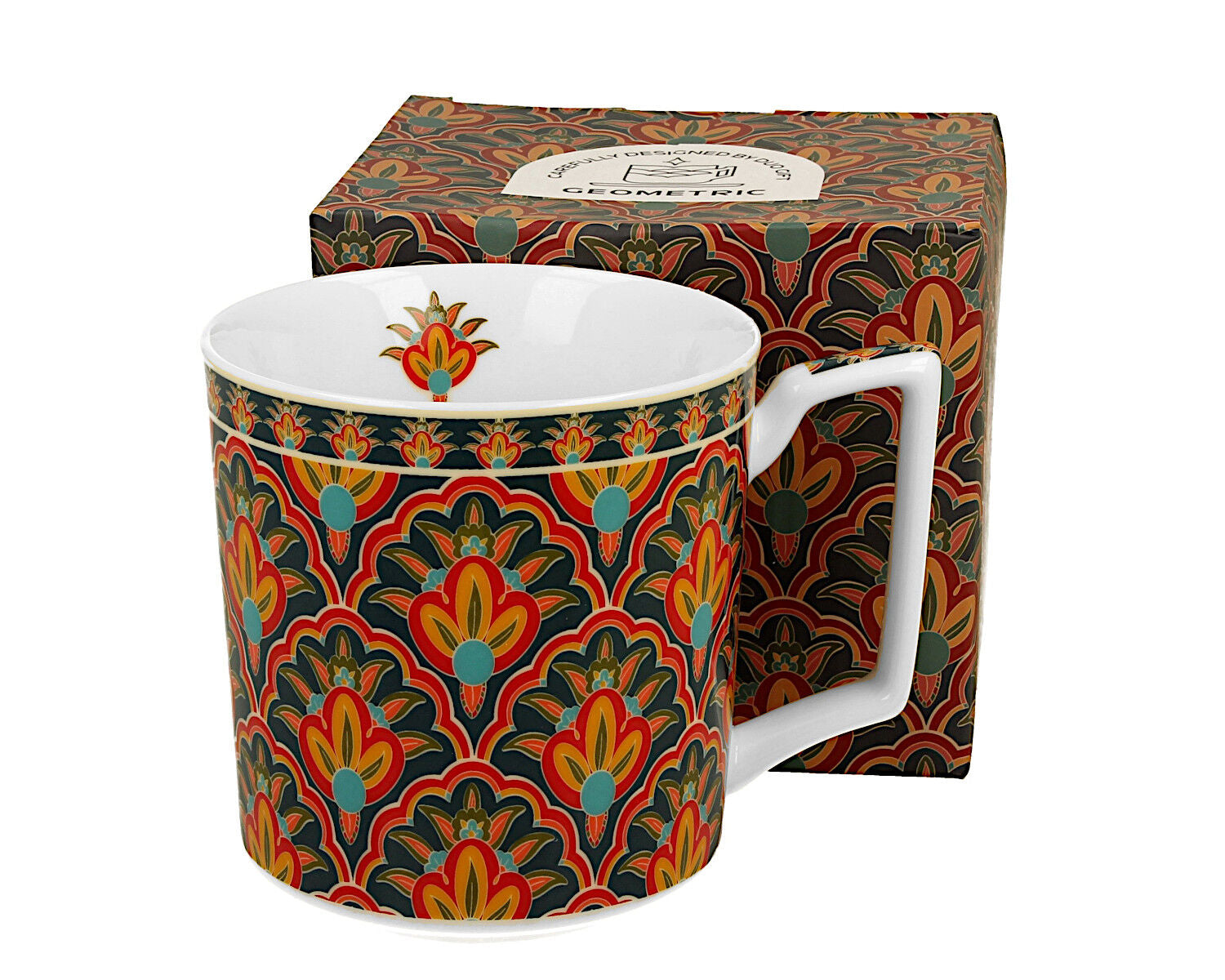 DUO GEOMETRIC FESTUM Jumbo Becher 650 ml, New Bone China Porzellan – Bild 2