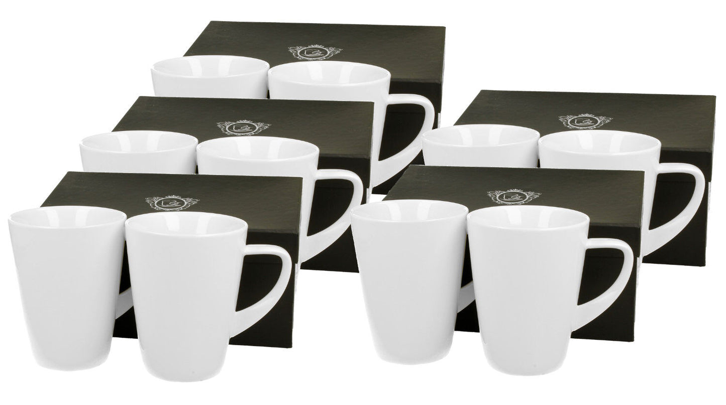 5x DUO Becher INFINITY im 2er SET, Porzellan, in Geschenkbox (=10 Becher insgesamt) – Bild 4