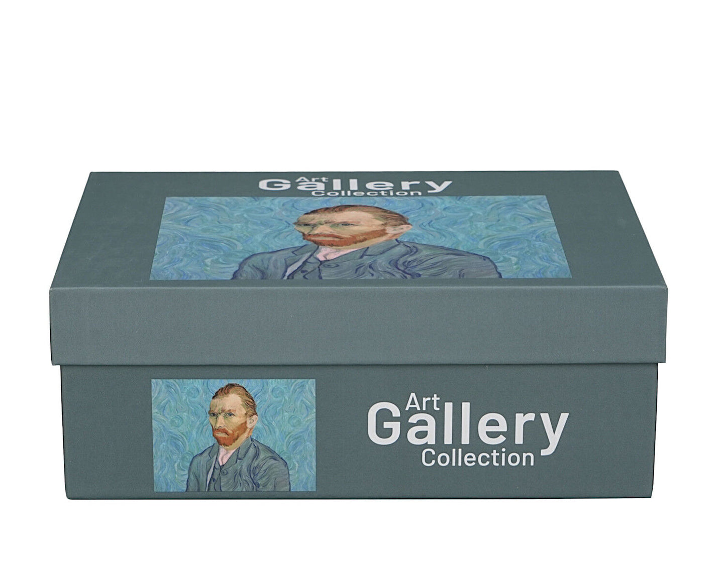 DUO ART GALLERY 2er-Set Espressotasse mit Untertasse PORTRAIT OF Van Gogh, New Bone China Porzellan – Bild 3