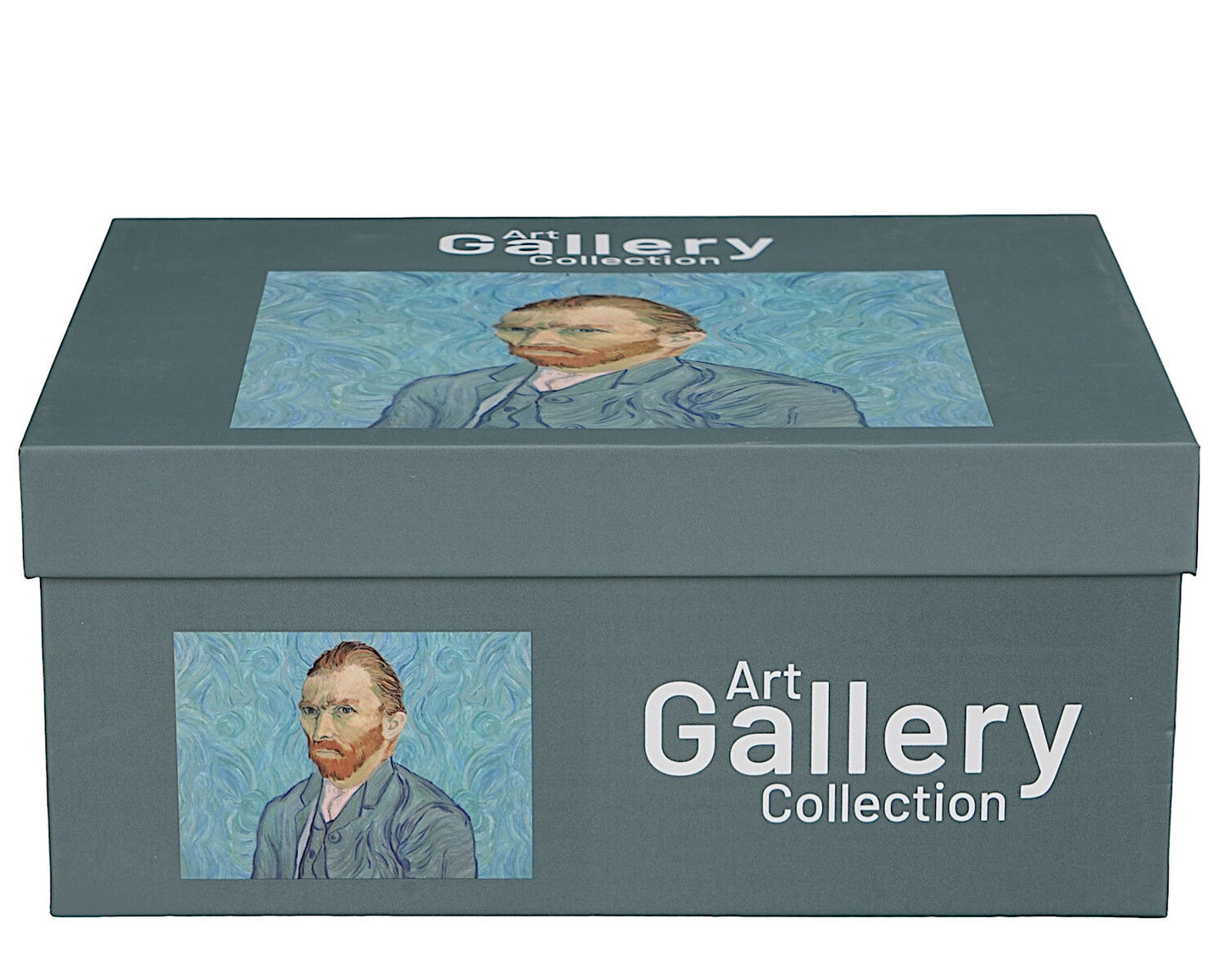 DUO ART GALLERY 2er-Set Tasse mit Untertasse PORTRAIT OF Van Gogh, New Bone China Porzellan – Bild 3