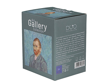 DUO ART GALLERY Becher 650 ml PORTRAIT OF Van Gogh, New Bone China Porzellan