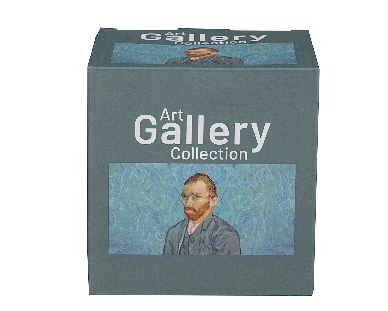 DUO ART GALLERY Becher 400 ml mit Teesieb PORTRAIT OF Van Gogh, New Bone China Porzellan – Bild 5