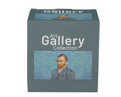 DUO ART GALLERY Becher 400 ml mit Teesieb PORTRAIT OF Van Gogh, New Bone China Porzellan – Bild 5