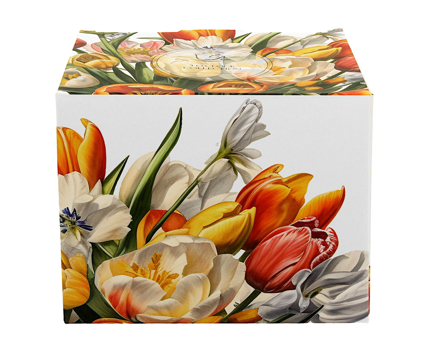 10er SET DUO Flowers Classic Fassbecher 430 ml TULIPS New Bone China Porzellan – Bild 4
