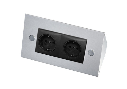 THEBO 2-fach Schuko Steckdosenelement E 3900/ST2 - 240 Volt / 16 A – Bild 4
