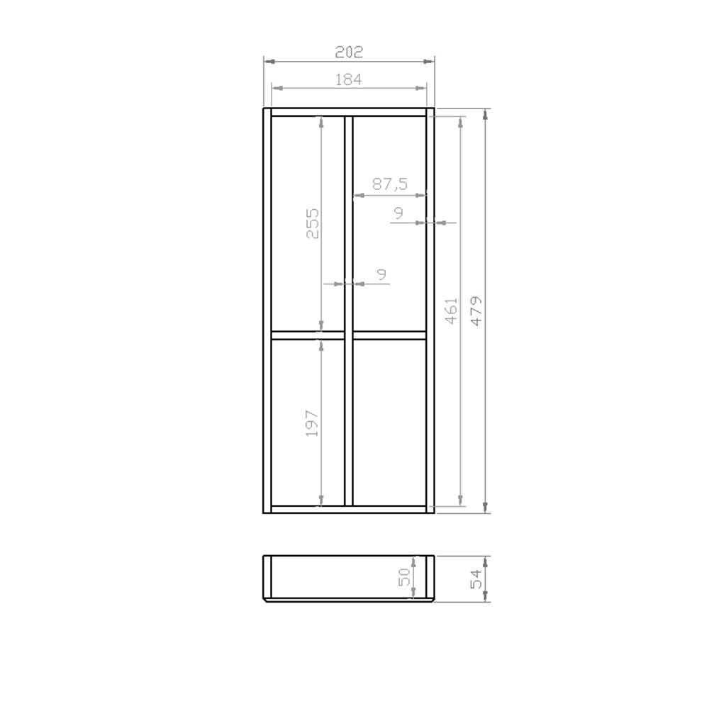 Besteckeinsatz 30er Schubl. B 202 x T 479 mm passend für Grass Nova 19 mm Schubladen
